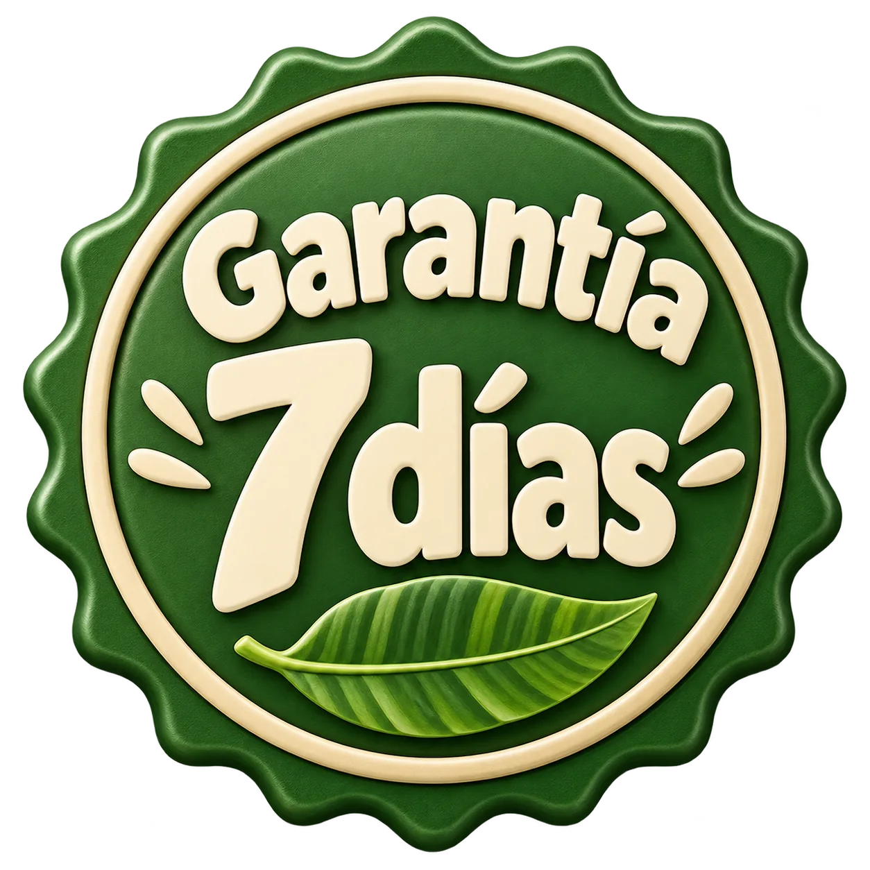 Sello de garantía de 7 días
